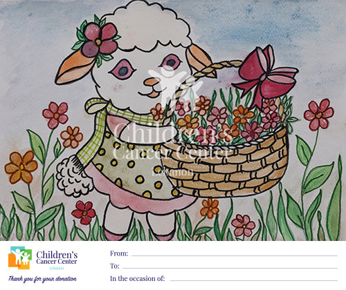 Flower sheep